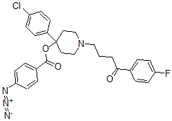 CAS 登录号：117345-85-4， 氟哌啶醇4-叠氮基苯甲酸酯