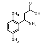 CAS 登录号：117391-55-6， 3-氨基-3-(2,5-二甲基苯基)丙酸
