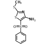 CAS#: 117420-80-1, 2-(Methylsulfanyl)-5-(Phenylsulfonyl)-1,3-Thiazol-4-Amine