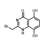 CAS#: 117498-05-2, 2-(Bromomethyl)-5,8-Dihydroxy-4(1H)-Quinazolinone