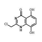 CAS#: 117498-06-3, 2-(Chloromethyl)-5,8-Dihydroxy-4(1H)-Quinazolinone