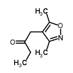 CAS 登录号：117504-27-5， 1-(3,5-二甲基-1,2-恶唑-4-基)-2-丁酮