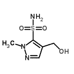 CAS#: 117519-42-3, 4-(Hydroxymethyl)-1-Methyl-1H-Pyrazole-5-Sulfonamide