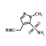 CAS#: 117519-66-1, 4-(Cyanomethyl)-1-Methyl-1H-Pyrazole-5-Sulfonamide