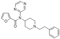 CAS 登录号：117523-47-4， N-[1-(2-苯基乙基)哌啶-4-基]-N-吡嗪-2-基呋喃-2-甲酰胺