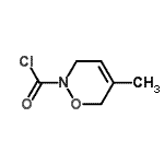 CAS#: 117593-04-1, 5-Methyl-3,6-Dihydro-2H-1,2-Oxazine-2-Carbonyl Chloride