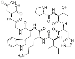 CAS#: 117620-76-5, L-Prolyl-L-Threonyl-L-Histidyl-L-Isoleucyl-L-Lysyl-L-Tryptophylglycyl-L-Aspartic Acid