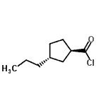 CAS#: 117694-65-2, (1R,3R)-3-Propylcyclopentanecarbonyl Chloride