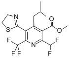 CAS#: 117718-60-2, Methyl 2-(difluoromethyl)-5-(4,5-dihydro-2-thiazolyl)-4-(2-methylpropyl)-6-(trifluoromethyl)-3-pyridinecarboxylate