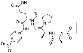 CAS 登录号：117722-95-9， 叔-丁氧羰基-丙氨酰-丙氨酰-脯氨酰-谷氨酰-4-硝基苯胺
