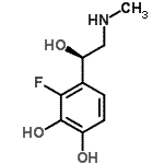 CAS#: 117773-93-0, 3-Fluoro-4-[(1R)-1-Hydroxy-2-(Methylamino)Ethyl]-1,2-Benzenediol