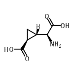 CAS 登录号：117857-93-9， (1S,2S)-2-[氨基(羧基)甲基]环丙烷羧酸