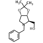 CAS#: 117858-82-9, ((3aR,4R,6aS)-5-Benzyl-2,2-Dimethyl-Tetrahydro-[1,3]Dioxolo[4,5-c]Pyrrol-4-Yl)-Methanol