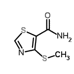 CAS#: 117887-06-6, 4-(Methylsulfanyl)-1,3-Thiazole-5-Carboxamide