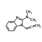 CAS 登录号：117953-87-4， N,N-二甲基-1-丙二烯基-1H-苯并咪唑-2-胺