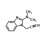 CAS#: 117953-91-0, N,N-Dimethyl-1-(2-Propyn-1-Yl)-1H-Benzimidazol-2-Amine