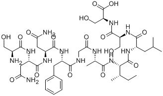 CAS#: 118068-30-7, L-Seryl-L-Asparaginyl-L-Asparaginyl-L-Phenylalanylglycyl-L-Alanyl-L-Isoleucyl-L-Leucyl-L-Seryl-L-Serine