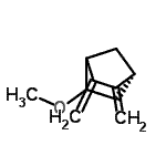 CAS 登录号：118157-59-8， (1R)-5-甲氧基-2,3-二(亚甲基)双环[2.2.1]庚烷