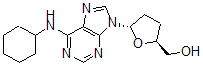 CAS 登录号：118191-22-3， [(2S,5S)-5-[6-(环己基氨基)嘌呤-9-基]四氢呋喃-2-基]甲醇
