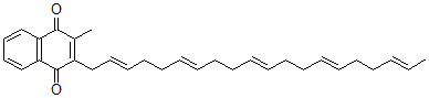 CAS#: 1182-68-9, 2-[(2E,6E,10E,14E,18E)-Icosa-2,6,10,14,18-Pentaenyl]-3-Methylnaphthalene-1,4-Dione