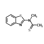 CAS#: 118215-10-4, N-(1,3-Benzothiazol-2-Yl)-N-Methylethanethioamide