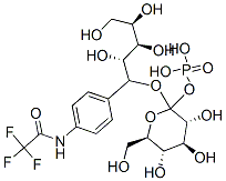 CAS 登录号：118349-78-3， 4-三氟乙酰氨基苯基-1-O-吡喃葡萄糖基核糖醇-1'-磷酸酯