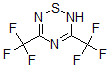 CAS 登录号：118436-72-9， 3,5-二(三氟甲基)-1-硫杂-2,4,6-三氮杂环己-2,4-二烯