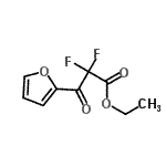 CAS 登录号：118460-56-3， 乙基2,2-二氟-3-(2-呋喃基)-3-氧代丙酸酯