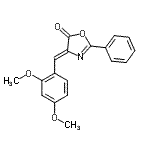 CAS#: 118555-99-0, (4Z)-4-(2,4-Dimethoxybenzylidene)-2-Phenyl-1,3-Oxazol-5(4H)-One