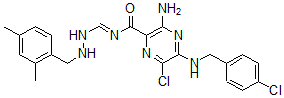 CAS#: 118573-60-7, 5-(N-4-Chlorobenzyl)-N-(2',4'-Dimethyl)Benzamil