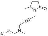 CAS 登录号：118630-59-4， N-(4-((2-氯乙基)甲基氨基)-2-丁炔基)-5-甲基-2-吡咯烷酮