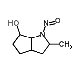 CAS 登录号：118685-62-4， 2-甲基-1-亚硝基八氢环戊烯并[b]吡咯-6-醇
