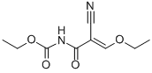 CAS 登录号：1187-34-4， N-(2-氰基-3-乙氧基-1-氧代-2-丙烯-1-基)-氨基甲酸乙酯