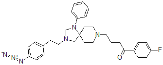 CAS 登录号：118797-70-9， 叠氮基-N-(4-氨基苯乙基)螺哌隆