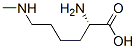CAS 登录号：1188-07-4， (2S)-2-氨基-6-甲基氨基己酸