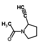 CAS 登录号：118800-19-4， 1-(2-乙炔基-1-吡咯烷基)乙酮