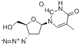 CAS#: 118896-97-2, 3'-Azido-3'-Deoxy-Thymidine-2-14C