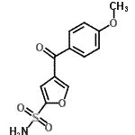 CAS 登录号：118993-61-6， 4-(4-甲氧基苯甲酰基)-2-呋喃磺酰胺