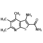 CAS#: 119003-37-1, 3-Amino-4,5,6-Trimethylthieno[2,3-b]Pyridine-2-Carboxamide
