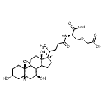 CAS 登录号：119059-81-3， S-(羧甲基)-N-[(3alpha,5beta,7beta,8Xi,9Xi,14Xi)-3,7-二羟基-24-氧代胆烷-24-基]-L-半胱氨酸