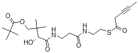 CAS 登录号:119072-37-6, 3-戊炔酰-S-泛酰巯基乙胺-11-特戊酸酯