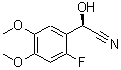 CAS#: 119085-63-1, (2R)-(2-Fluoro-4,5-Dimethoxyphenyl)(Hydroxy)Acetonitrile