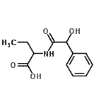 CAS#: 119154-03-9, 2-{[Hydroxy(Phenyl)Acetyl]Amino}Butanoic Acid