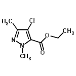 CAS#: 119169-63-0, Ethyl 4-Chloro-1,3-Dimethyl-1H-Pyrazole-5-Carboxylate