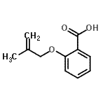 CAS#: 119171-39-0, 2-[(2-Methyl-2-Propen-1-Yl)Oxy]Benzoic Acid