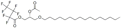 CAS 登录号：119206-62-1， 1-O-十六烷基-2-O-乙酰基-Sn-甘油-3-七氟丁酸酯
