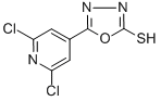 CAS 登录号：119221-62-4， 5-(2,6-二氯-4-吡啶基)-1,3,4-恶二唑-2-硫醇