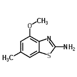 CAS#: 119282-92-7, 4-Methoxy-6-Methyl-1,3-Benzothiazol-2-Amine