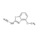CAS#: 119283-89-5, (4-Methoxy-1,3-Benzothiazol-2-Yl)Cyanamide