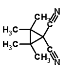 CAS#: 1195-70-6, 2,2,3,3-Tetramethyl-1,1-Cyclopropanedicarbonitrile